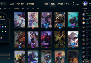 【筷子】全英雄限定皮肤425皮肤